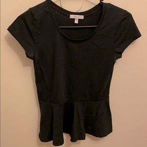 Delia’s Black flair bottom Tshirt